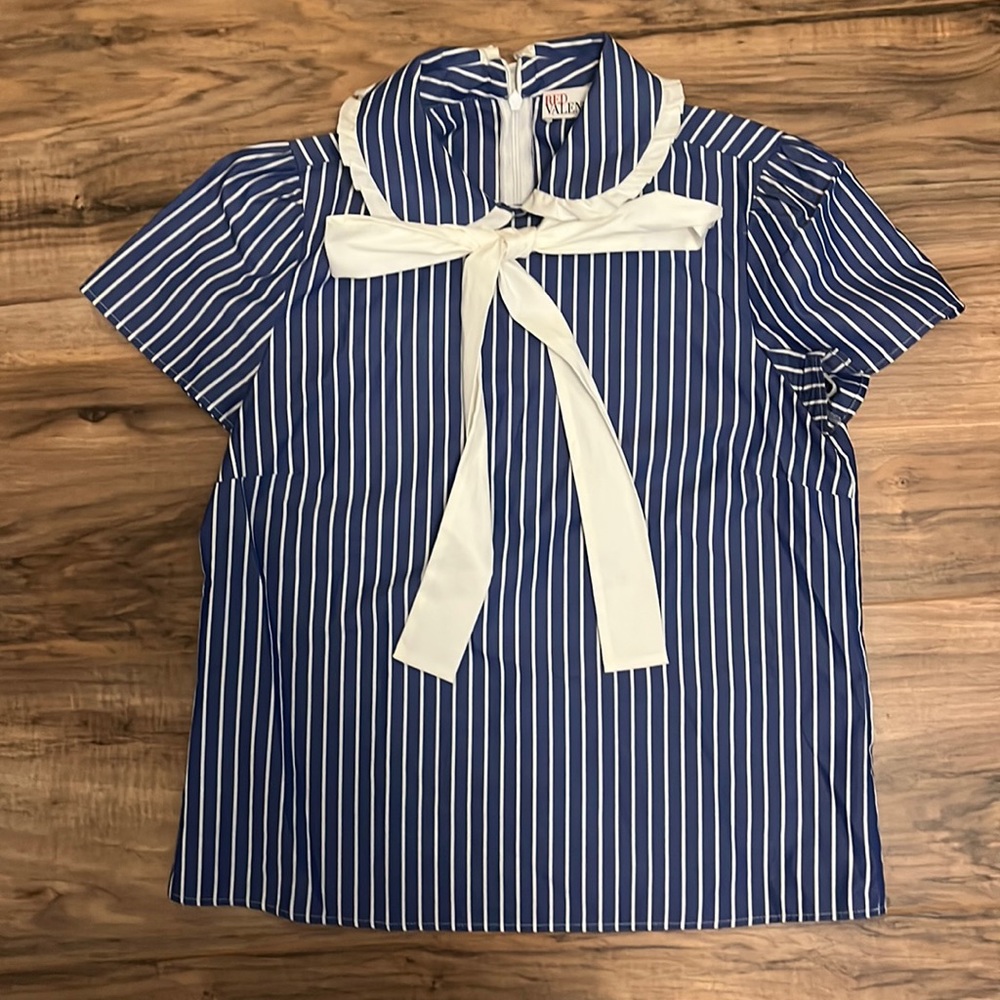 RED Valentino striped top